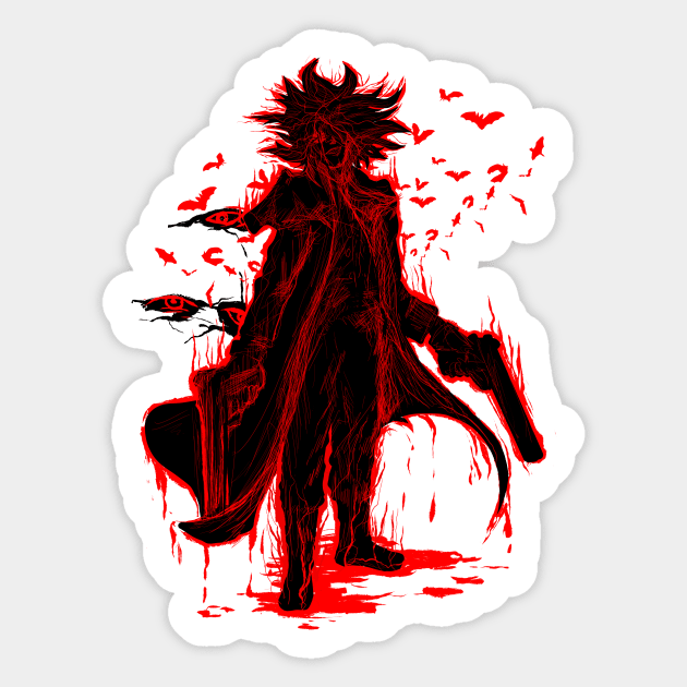 Alucard Sticker by LivMat